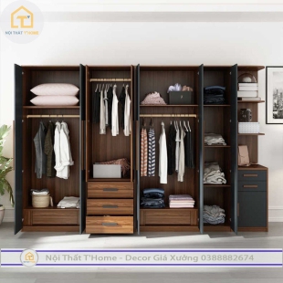 Tủ áo cửa cánh- T0166