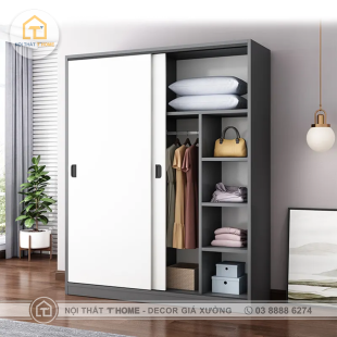 Tủ áo cửa lùa - T0244